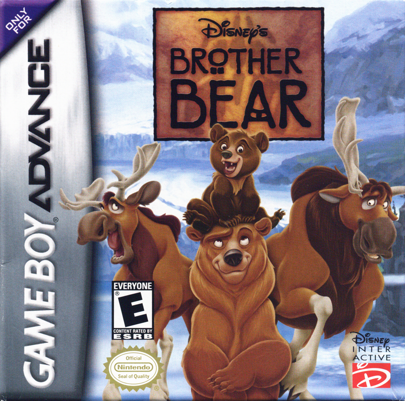 Brother Bear + The Lion King box art for GameBoy Advance